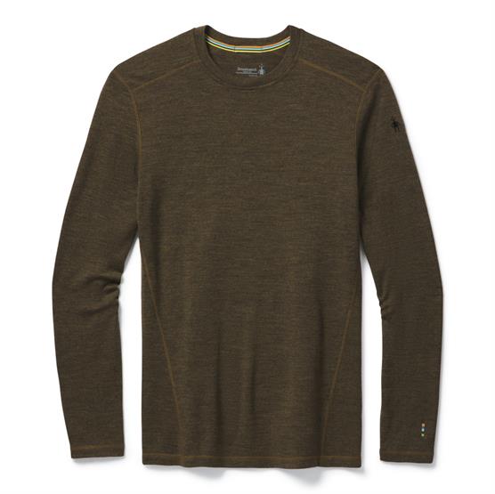 Smartwool Mens Thermal Merino Base Layer Crew  Military Olive