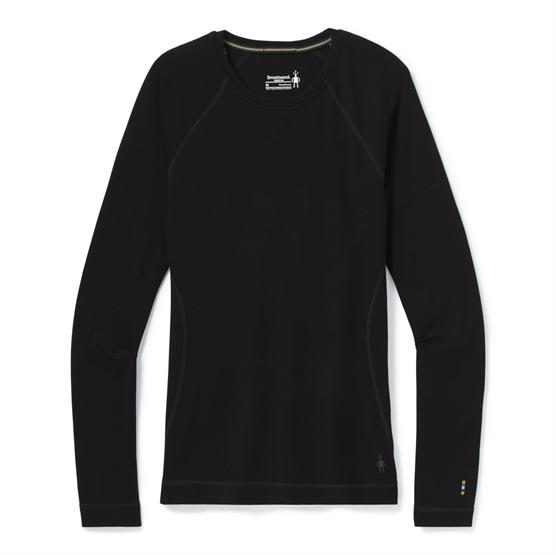 Smartwool Womens Thermal Merino Base Layer Crew  Black