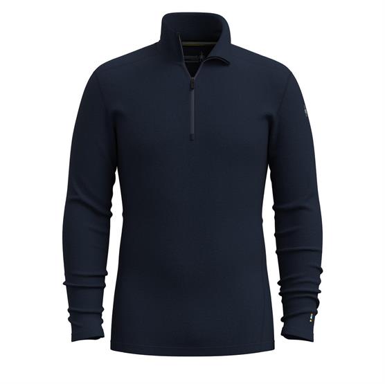 Smartwool Mens Classic Thermal Merino Base Layer   Zip  Deep Navy