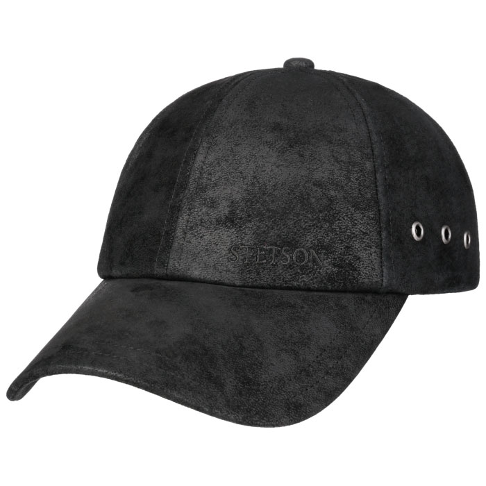 Stetson Baseball Cap Pigskin  Rustic Black   Baseball Cap  Kasket