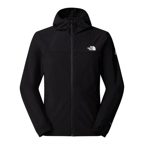 The North Face Mens Ma Hooded Wind Jacket  Black