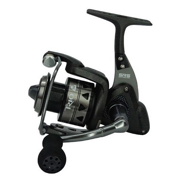 Okuma Trio FD SRS Sort Fastspolehjul til Fiskeri