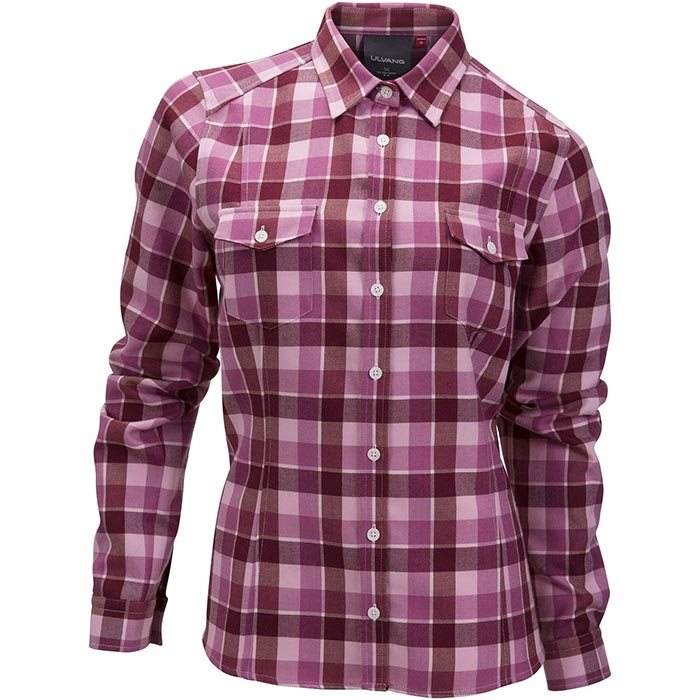 Ulvang Gjende Uldskjorte Dame  Rhododendron Mix S   Skjorter