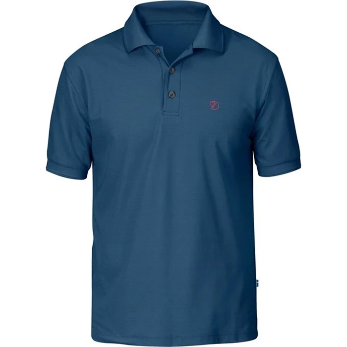 Fj? Llr? Ven Crowley Pique Shirt Uncle Blue M   T Shirt  Polo Shirt