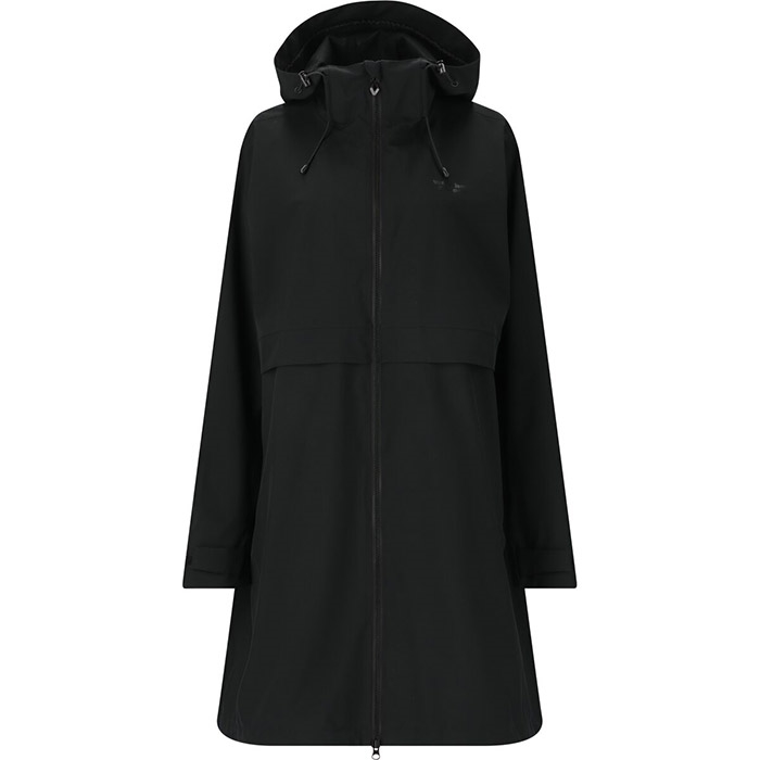 Weather Report Daytan Lang Regnjakke til Damer - Sort