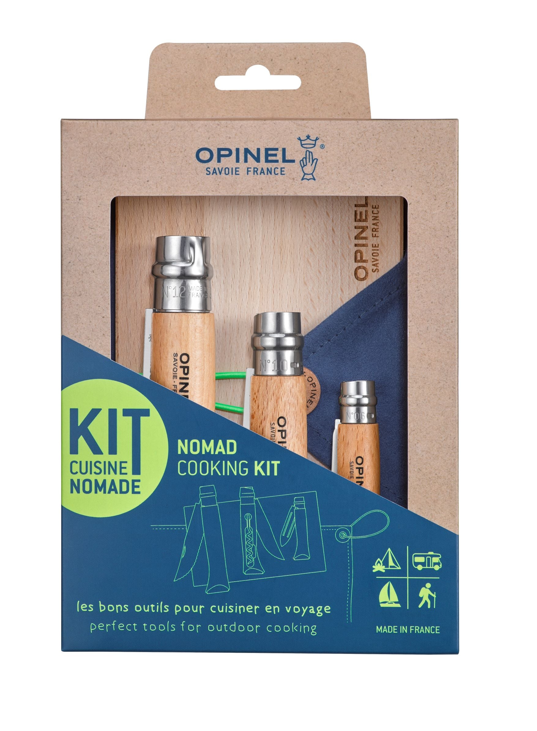Opinel Nomad Cooking Kit   Dele   Bøg