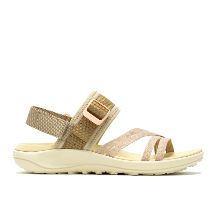 Merrell District   Backstrap Kvinder   Damer  Khaki    Sandaler