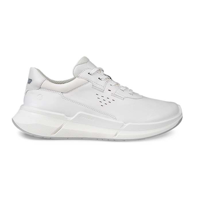 Ecco Biom   Leather Kvinder   Damer  White    Hverdagssko