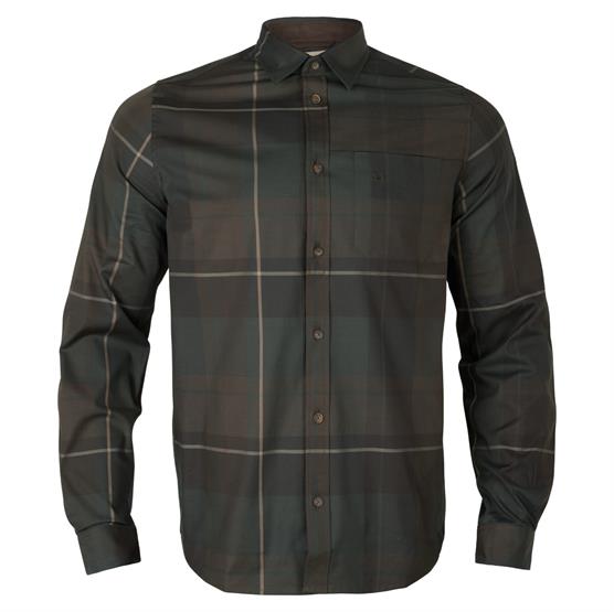H? Rkila Akse L S Skjorte Mens  Shadow Brown Check