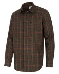 Hoggs Of Fife   Harris Cotton   Wool Twill Check Shirt