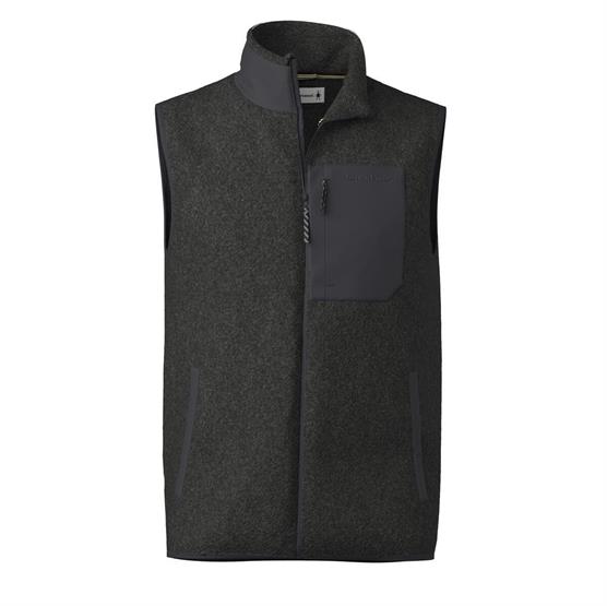 Smartwool Mens Second Cut Fleece Vest  Charcoal