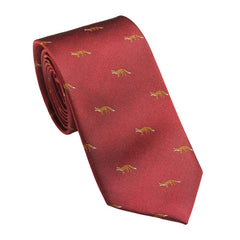 Laksen Ræve Slips Vintage Red