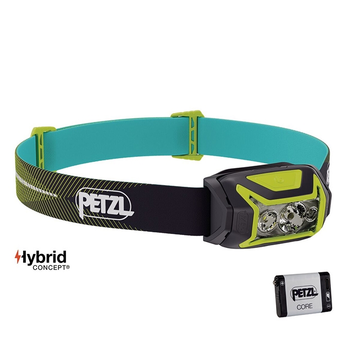Petzl Actik Core   Lm Pandelampe Green   Pandelamper
