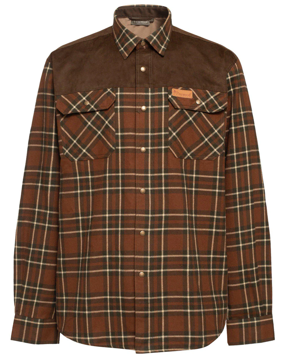 Pinewood Douglas Herre Skjorte Nougat Beige Xxl