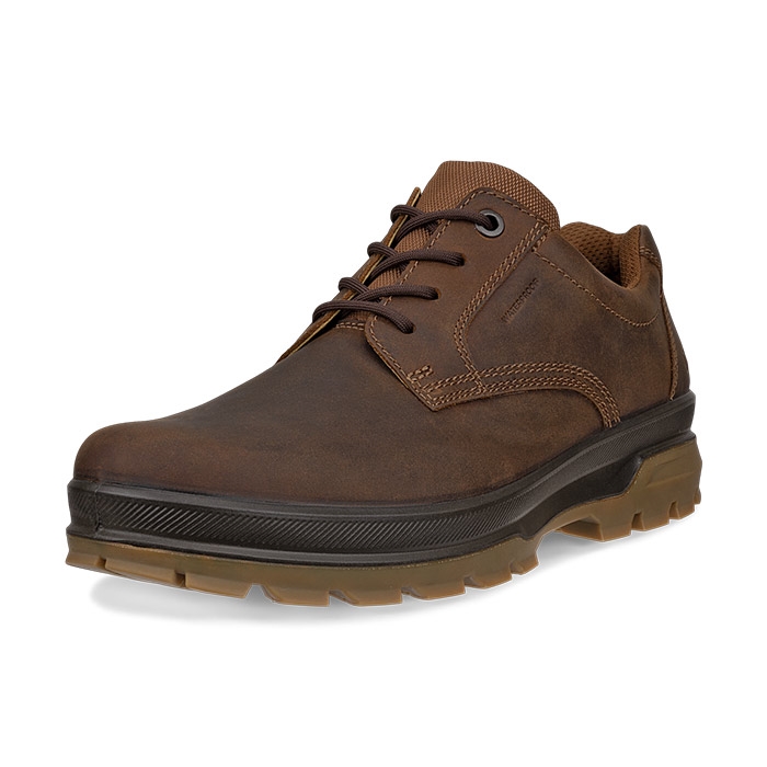 Ecco Rugged Track Waterproof Plain Toe Herre   Mænd  Camel    Vandresko
