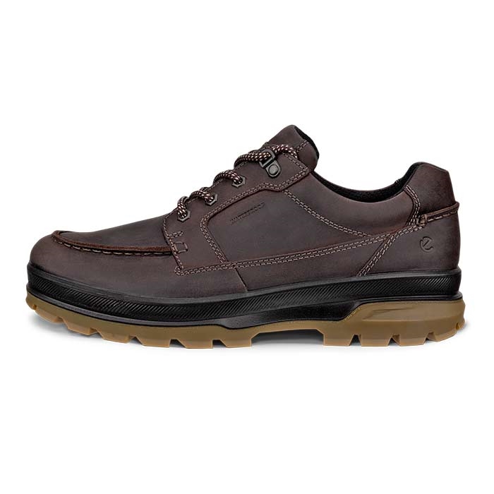 Ecco Rugged Track Waterproof Moc Toe  Coffee    Vandresko