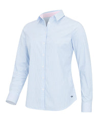 Hoggs Of Fife   Ingliston Ladies Stretch Stripe Shirt