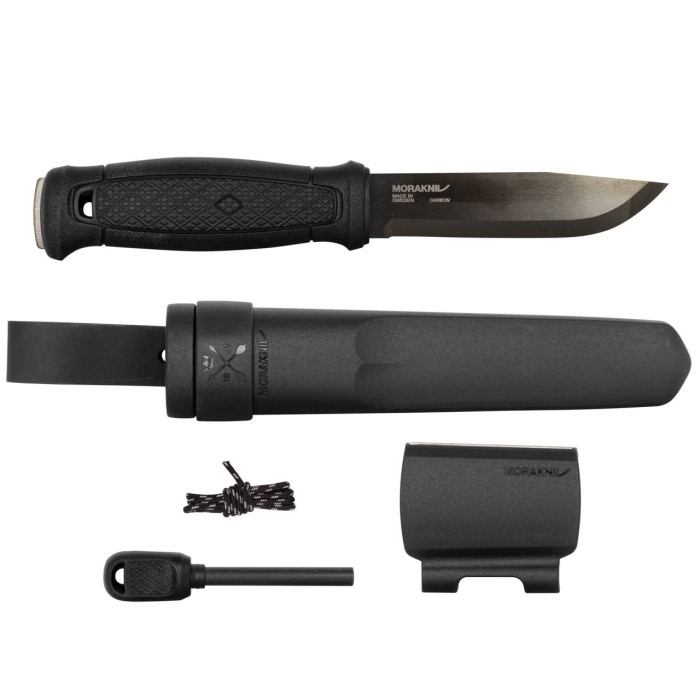 Morakniv Garberg Black Blade W Survival Kit   Jagtknive   Dolk