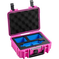 B&W Udendørs Kuffert til Insta360 X3 - Pink Tilbud!
