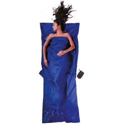 Cocoon Travelsheet i Silke - Ultramarin Blå Lagenpose