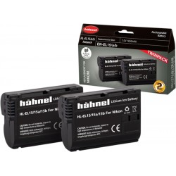 Hahnel Nikon HL El15HP Batteri Twin Pack - Godt Tilbud!