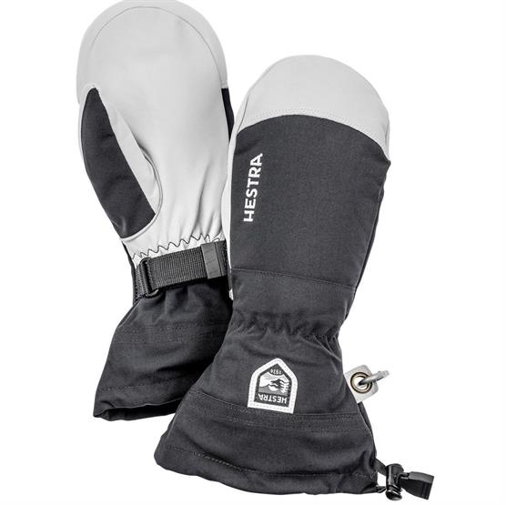 Hestra Army Leather Heli Ski   Mitt  Black