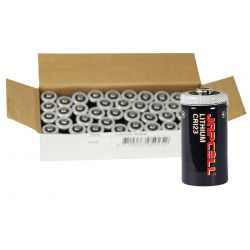 Japcell Lithium CR123 Batterier - 40 stk. Pakke