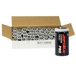 Japcell Lithium CR123 Pro Batterier - 40 Stk Pakke