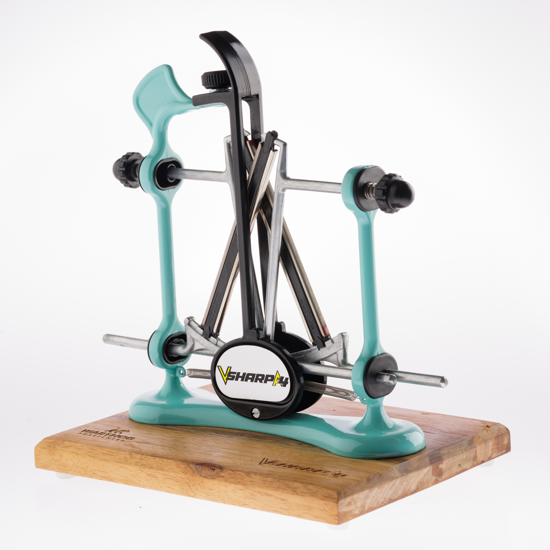 V Sharp A4 Elite Knivsliber Aqua Blue - Effektiv Sliber!