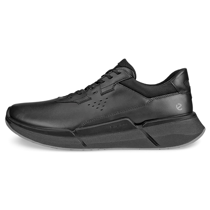 Ecco Biom   Leather Herre   Mænd  Black    Hverdagssko