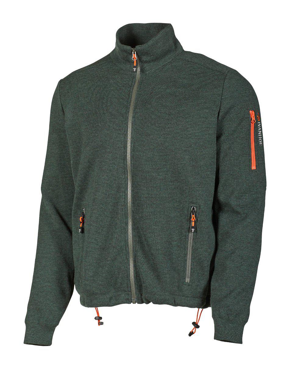 Ivanhoe Hadar Full Zip Wb Uldjakke Rifle Green M