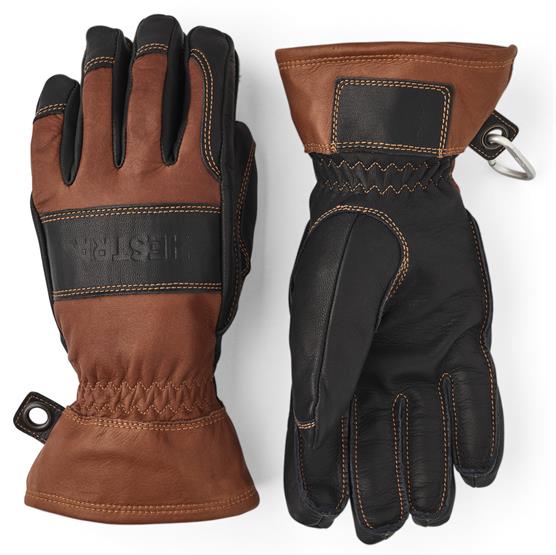Hestra F? Lt Guide Glove     Finger  Brown   Black