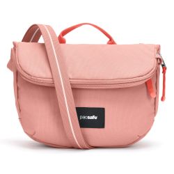 Pacsafe Go Saddle Crossbody Rose   Taske