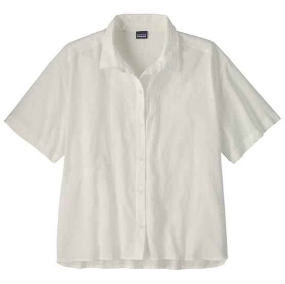 Patagonia Womens Lw A C Shirt Windowpane Dobby White