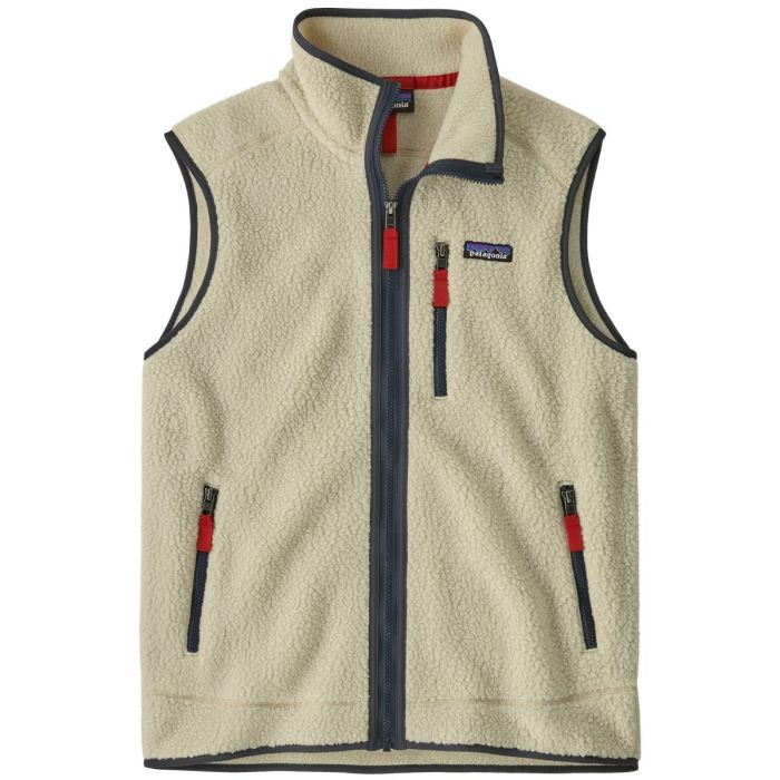 Patagonia Retro Pile Vest Pelican W Smoulder Blue
