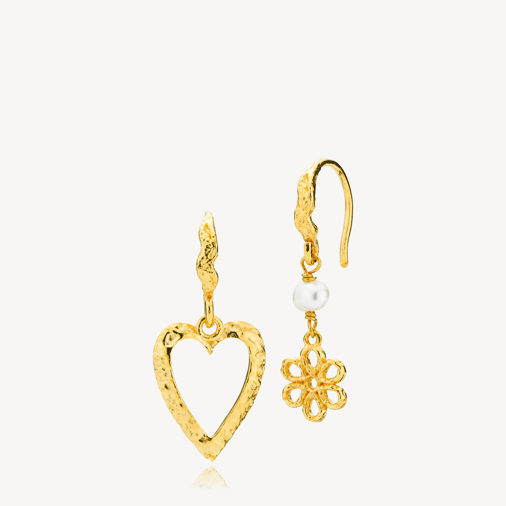 Alma   øreringe Forgyldt