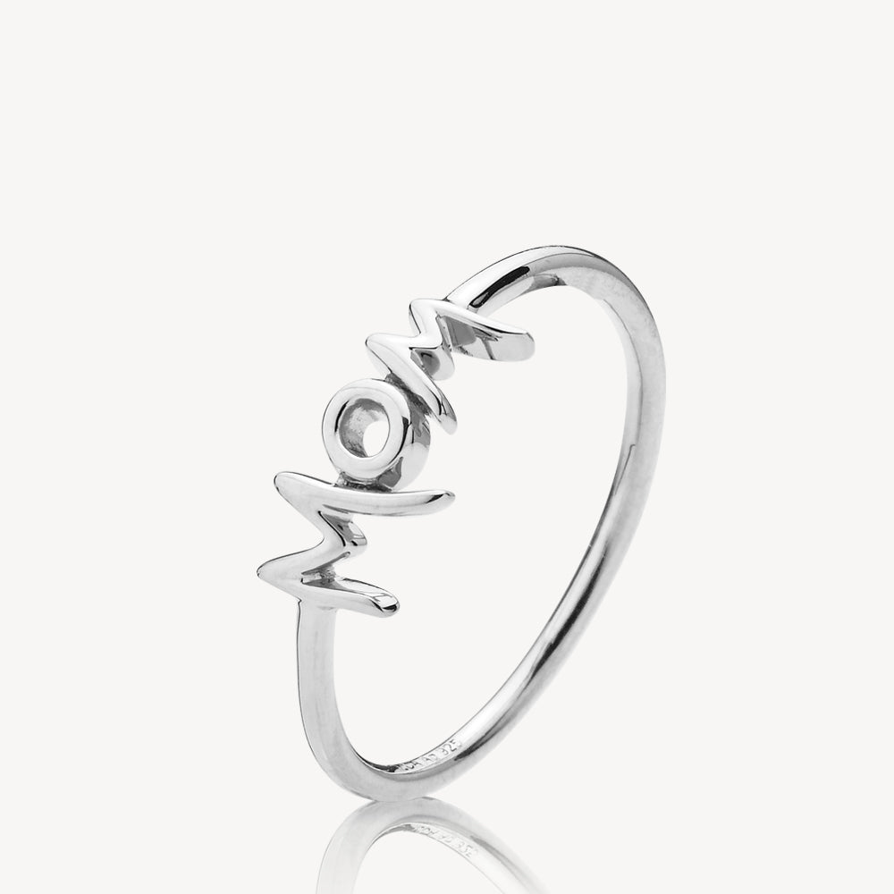 Fam Mom   Ring Sølv