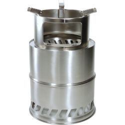 H? Llmark Hiking Wood Stove   Stainless Steel   Str  Onesize   Komfur