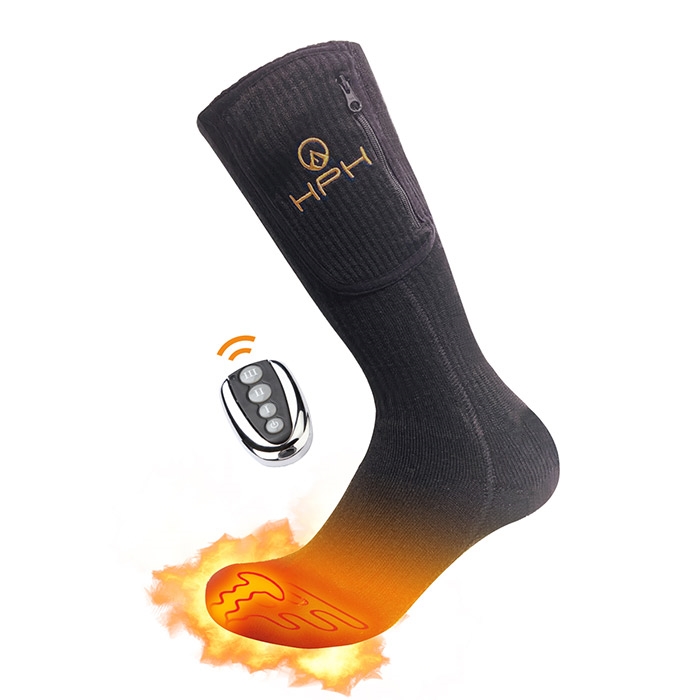 Happyhot Merino Varmesokker Premium Short M Batteri Sokker