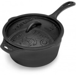 Petromax Cast Iron Saucepan With Lid Kr    Kasserolle