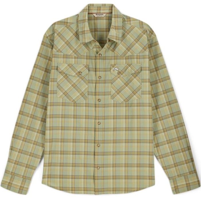 Simms Brackett Skjorte Pale Pine Brackett