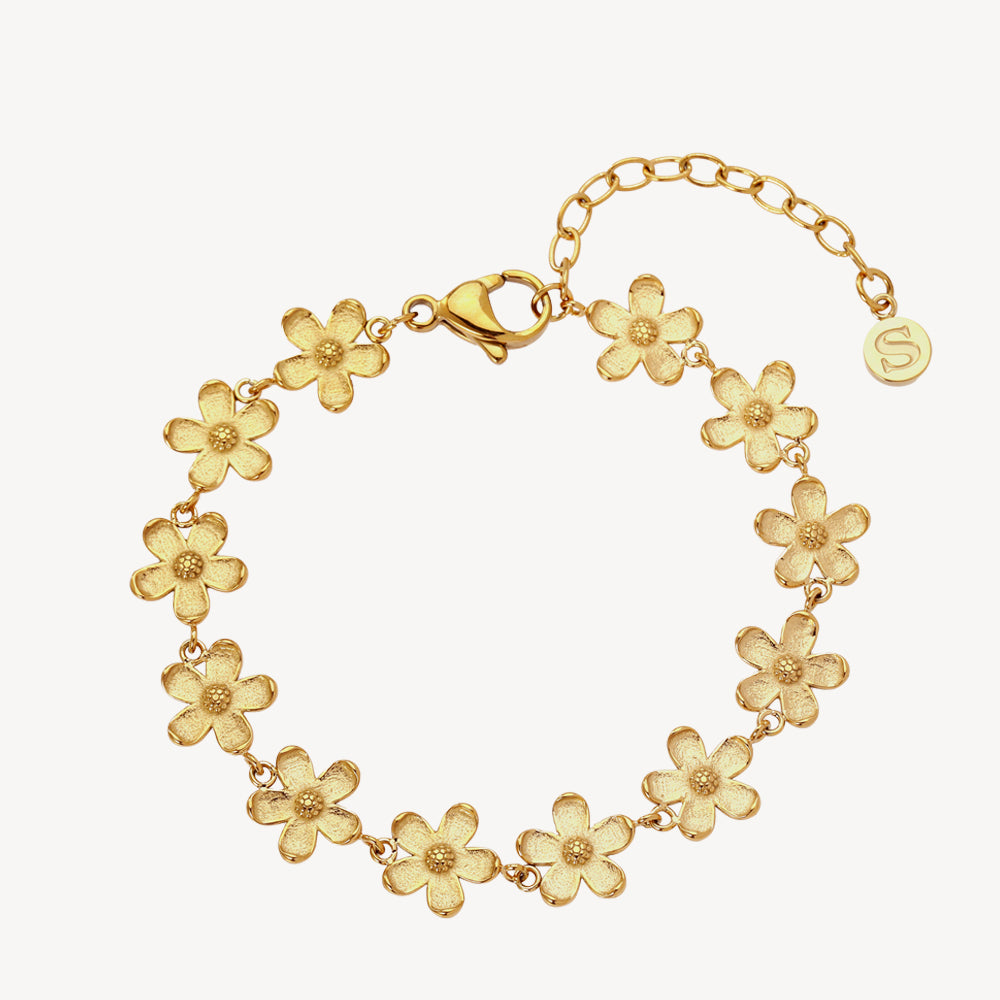 Camellia   Armbånd Forgyldt