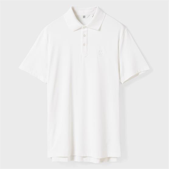 ? North Mens Polo T Shirt  Bright White