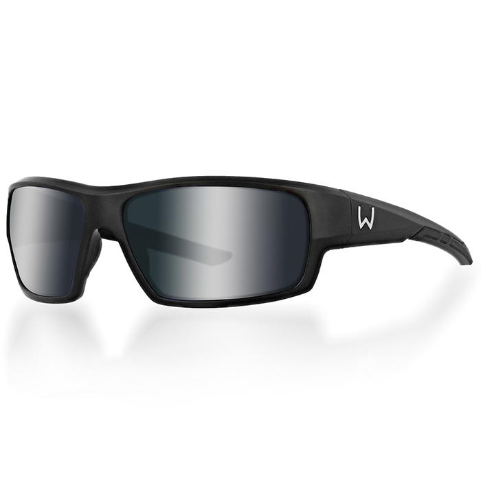 Westin W  Sport   Matte Black   Lb Brown  Lm Silver Flash  Ar Blue   Fiskebriller