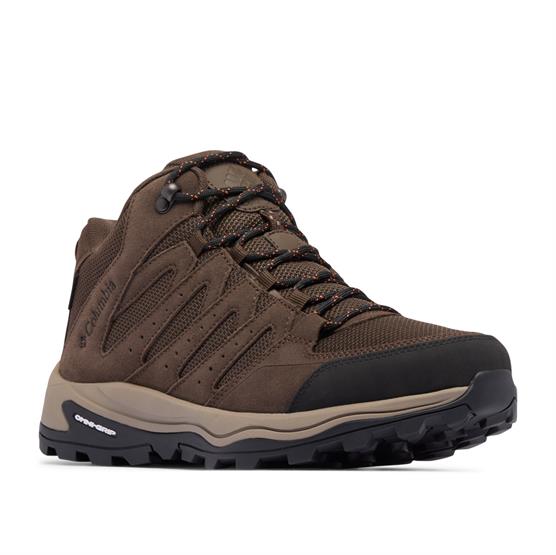 Columbia Redmond Iv Mid Waterproof Mens  Cordovan   Tangy Orange