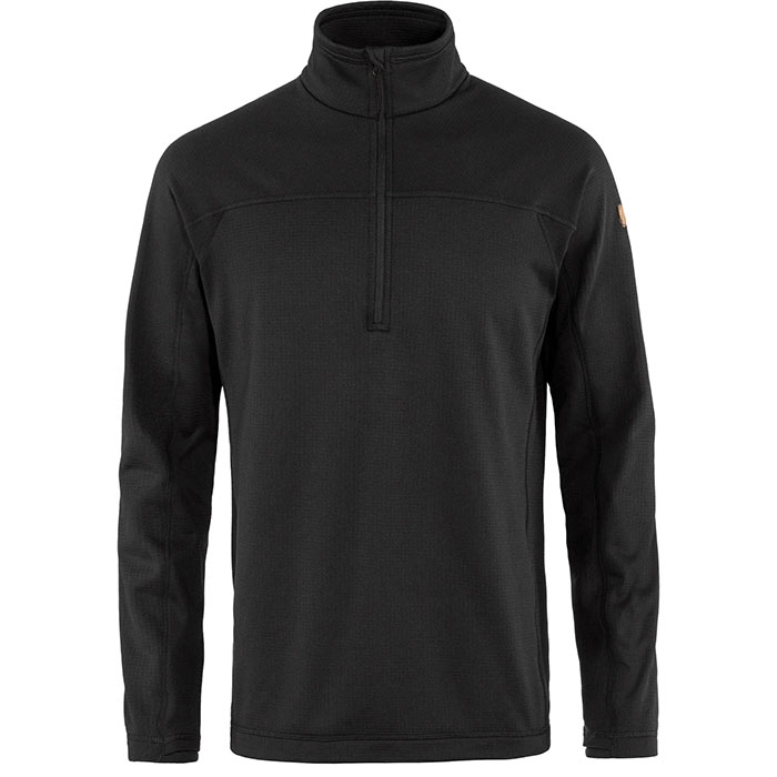 Fj? Llr? Ven Abisko Lite Fleece Half Zip Herre Mænd Black Xl Fleecejakker