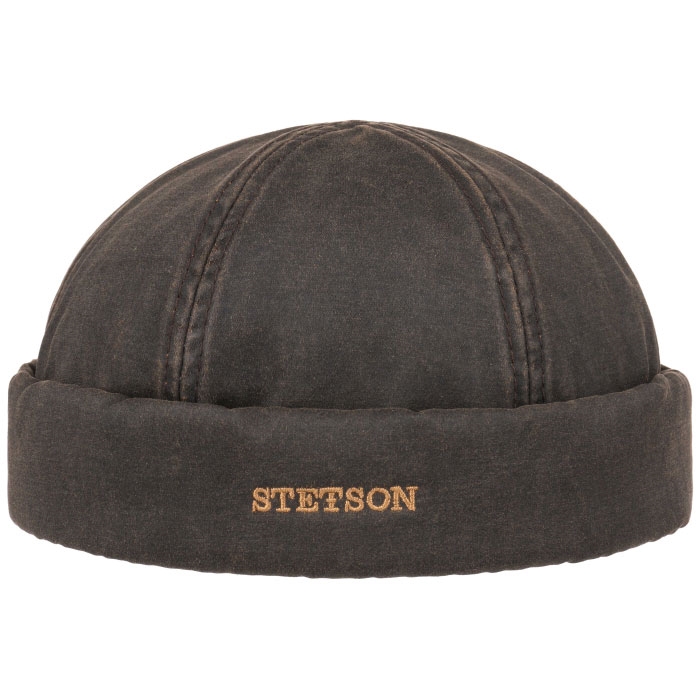 Stetson Docker Waxed Cotton Upf  Brown L   Sixpence