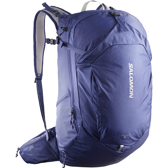 Salomon Trailblazer L Rygsæk Mazarine Blue Ghost Grey Vandrerygsække