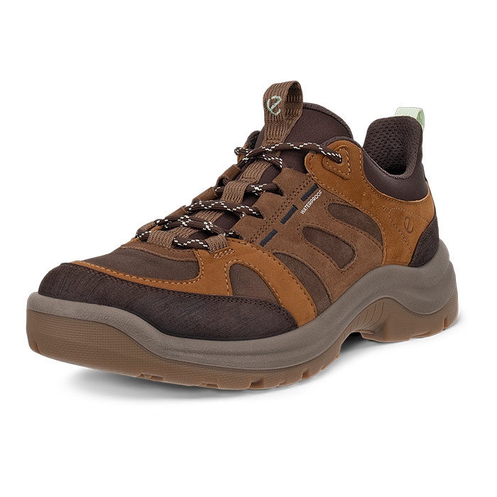 Ecco Offroad Leather Waterproof Kvinder Damer Cacao Vandresko