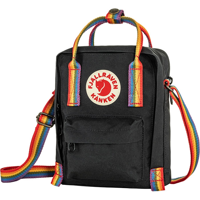 Fj? Llr? Ven Kånken Rainbow Sling Black Hverdagstasker